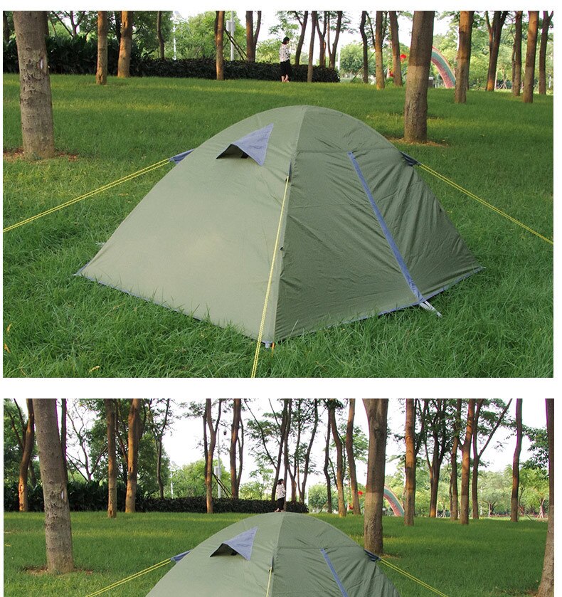 Cheap Goat Tents Outdoor Tent Double Layer Anti UV Camp Tent Waterproof Beach Awning Shelter Park Picnic Fish Tent Travel Hike Anti Mosquito Tent Tents 